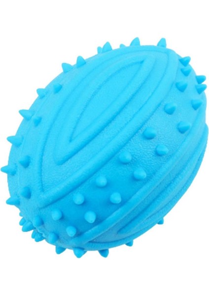 Mavi Stil 6X12CM Küçük Lastik Sıkma Oyuncak Köpek Çiğneme Oyuncak Köpek Sıkma Topu Sarı Mavi Pembe (Yurt Dışından)