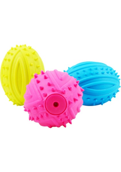 Mavi Stil 6X12CM Küçük Lastik Sıkma Oyuncak Köpek Çiğneme Oyuncak Köpek Sıkma Topu Sarı Mavi Pembe (Yurt Dışından) fırsatları