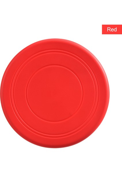 Kırmızı Stil Silikon Uçan Daire Komik Köpek Oyuncağı Dayanıklı Isırma Yüzen Oyun Köpek Uçan Diskler Etkileşimli Oyun Oynama Eğitim Pet Malzemeleri (Yurt Dışından)