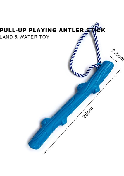 Pullup Stick Mavi Stili Evcil Hayvan Ürünleri Köpek Oyuncak Etkileşimli Oyuncaklar Çekiştirme Lastik Top Kar ve Su Oyuncakları Küçük Orta Büyük Köpekler Için Evcil Hayvan Malzemeleri (Yurt Dışından)