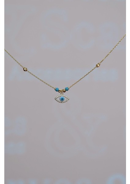 Sacce Scarves&Accessories Zirkon Mavi Nazar Göz Sallantılı Halhal Gold Renkli fiyatları
