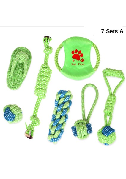 7 Takım A Stili Büyük Köpekler Için Oyuncağa Dönüşen Agresif Dişleyiciler Köpek Aksesuarları Etkileşimli Oyuncak Küçük Köpekler Için Pet Ürünleri Para Perros (Yurt Dışından)