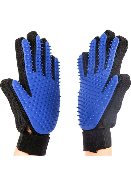 Mavi Stil Sağ El Evcil Hayvan Malzemeleri Kauçuk Pet Banyo Fırçası Çevre Koruma Silikon Eldiveni Evcil Hayvan Masajı Pet Bakım Eldiveni Köpekler Kediler (Yurt Dışından) fırsatları