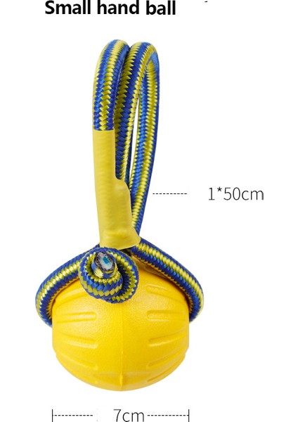 7cm El Topu Stili Starmark Büyük Köpekler Için Eva Interaktif Eğitim Halkası Çekişe Dayanıklı Köpekler Için Uçan Disk Oyuncağı Küçük Köpek Isırma Oyuncak (Yurt Dışından)