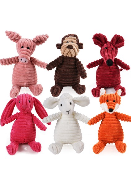 A-Domuz Stili M Beden Küçük Büyük Köpekler Için Kadife Köpek Oyuncakları Hayvan Şekilli Peluş Pet Yavru Squeaky Çiğneme Dayanıklı Oyuncak Evcil Hayvan Aksesuarları Malzemeleri (Yurt Dışından) fiyatları