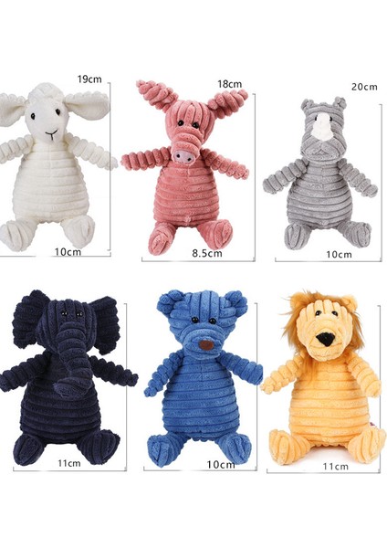 A-Domuz Stili M Beden Küçük Büyük Köpekler Için Kadife Köpek Oyuncakları Hayvan Şekilli Peluş Pet Yavru Squeaky Çiğneme Dayanıklı Oyuncak Evcil Hayvan Aksesuarları Malzemeleri (Yurt Dışından) indirimleri