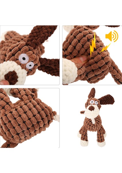 Ayı Stili Eğlenceli Evcil Hayvan Oyuncak Eşek Şekilli Kadife Çiğneme Oyuncak Köpekler Yavru Squeaker Squeaky Peluş Kemik Diş Oyuncak Evcil Köpek Eğitim Köpek Aksesuarları (Yurt Dışından) fiyatları