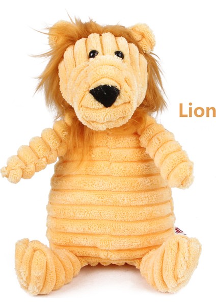 A-Aslan Stili M Beden Küçük Büyük Köpekler Için Kadife Köpek Oyuncakları Hayvan Şekilli Peluş Pet Yavru Squeaky Çiğneme Dayanıklı Oyuncak Evcil Hayvan Aksesuarları Malzemeleri (Yurt Dışından)