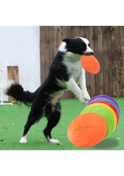 Kırmızı Stil Çap 15CM Evcil Hayvan Uçan Dm Yumuşak Silikon Uçan Tabak Köpek Kedi Oyuncağı Çiğneme Dayanıklı Yavru Eğitimi Etkileşimli Evcil Hayvan Malzemeleri (Yurt Dışından) fiyatları