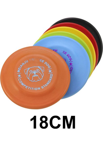 18CM Tarzı Yeşil Uçan Disk Köpek Eğitim Oyuncak Yumuşak Silikon Isırılmaya Dayanıklı Uçuş Tabak Oyuncak Büyük Küçük Köpek Oyun Oyun Plakası Oyuncak Evcil Hayvan Etkileşimli (Yurt Dışından)