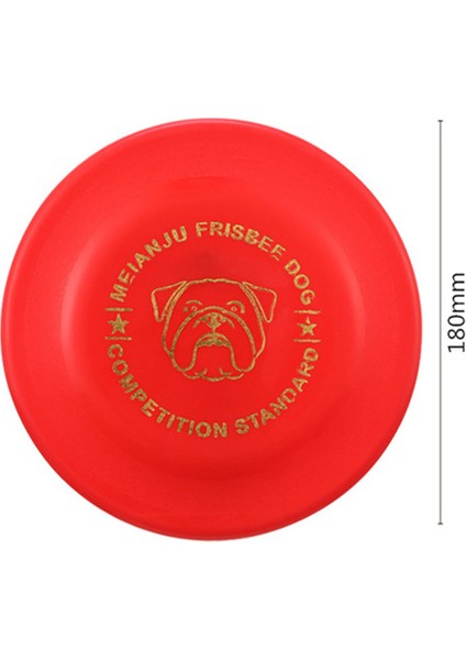 Kırmızı 18CM Tarzı 2021 Yeni Köpek Tasması Silikon Yumuşak Frizbi Köpek Eğitimi Için Isırıklara Dayanıklı Frizbi Büyük Köpekler Için (Yurt Dışından)