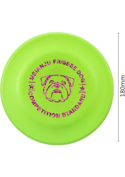 Yeşil 18CM Tarzı 2021 Yeni Köpek Tasması Silikon Yumuşak Frizbi Köpek Eğitimi Için Isırıklara Dayanıklı Frizbi Büyük Köpekler Için (Yurt Dışından)