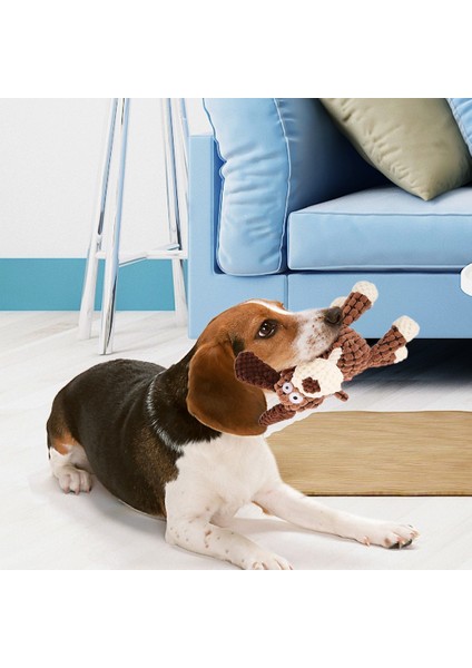 Boz Ayı Stili Eğlenceli Evcil Hayvan Oyuncak Eşek Şekilli Kadife Çiğneme Oyuncak Köpekler Yavru Squeaker Squeaky Peluş Kemik Diş Oyuncak Evcil Köpek Eğitim Köpek Aksesuarları (Yurt Dışından) fırsatları