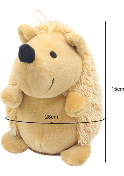 Kahverengi Tarzı Kirpi Peluş Köpek Oyuncak Küçük Büyük Köpekler Için Etkileşimli Sıkıcı Sesli Oyuncaklar Yavru Isırma Dayanıklı Sevimli Köpekler Için Hediye (Yurt Dışından)