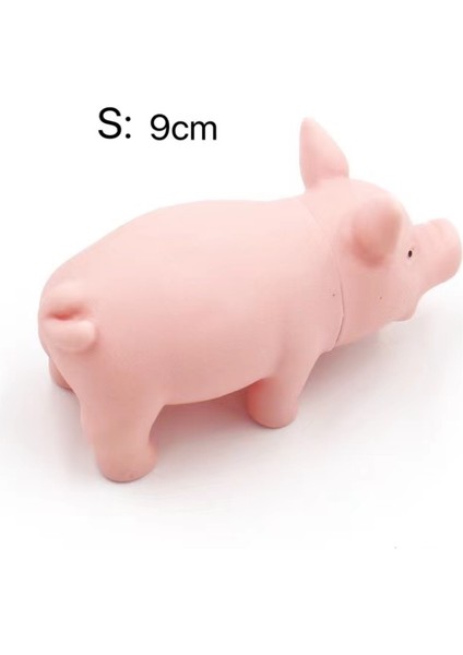 21CM 21CM Çiğneme Squeaker Oyuncak Domuz Sesi Çıkaran Interaktif Simülasyon Model Domuz Köpek Kedi Kauçuk Domuz Oyuncak Aksesuarları (Yurt Dışından) modelleri
