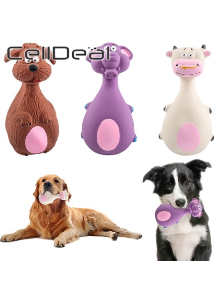 Beyaz Stil Ev Evcil Hayvanları Köpek Oyuncakları Kauçuk Çığlık Atan Köpek Sıkıştırma Eğitim Oyuncakısı Isırılmaya Dayanıklı Sevimli Fil At At Sincap Şekilli Evcil Hayvan Aksesuarları (Yurt Dışından) fiyatları