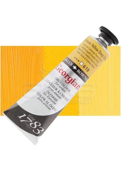 Georgian Yağlı Boya 38ML NO:618 Cadmium Yellow Deep (Hue)