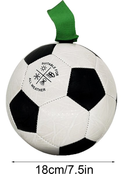 1PC18CM Tarzı Köpek Oyuncak Futbol Oyuncakları Yavru Büyük Köpekler Için Dış Mekan Eğitim Interaktif Pet Isırma Çiğneme Topu Oyuncakları Futbol ile Halat (Yurt Dışından)