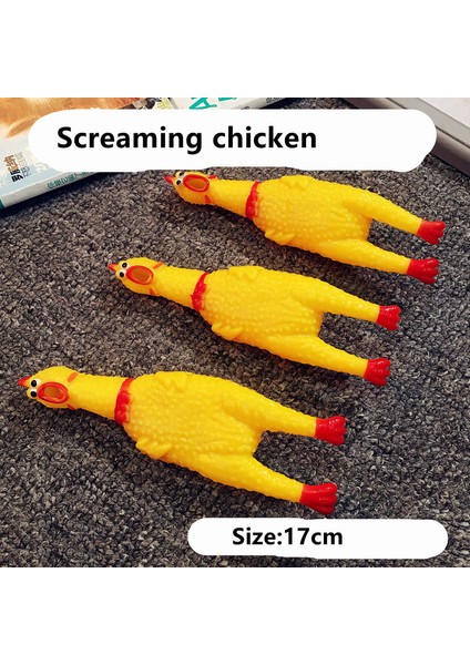 Bir Stil S Beden Köpekler Için Kauçuk Çınlama Oyuncak Tavuk Çiğneme Kemik Terlik Squeaky Top Köpek Oyuncakları Diş Gıcırdatma ve Eğitim Pet Oyuncak Malzemeleri (Yurt Dışından)