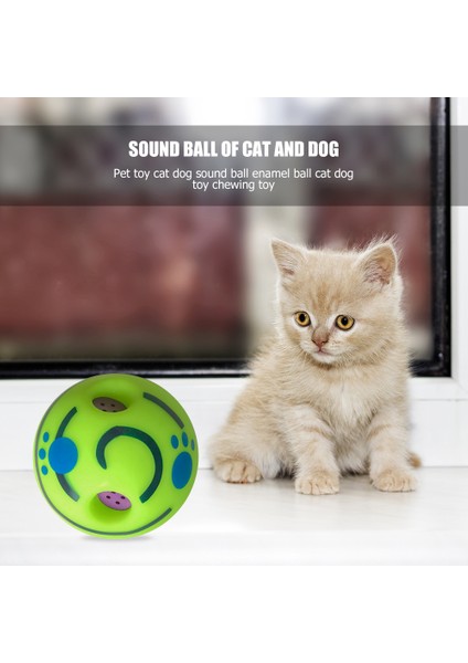 Yaratıcı Etkileşimli Ses Topu Köpek Oyuncağı Komik Evcil Hayvan Sallanan Kuyruk Kıkırdama Eğitim Topu Çiğneme Sesli Oyun Topu Alışveriş Malzemeleri (Yurt Dışından) fiyatları