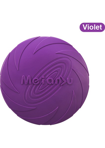 Meı-Menekşe Tarzı Çap 18CM Evcil Köpek Uçan Disk Oyuncakları Ekolojik Yumuşak Kauçuktan Yüzen Ufo Köpek Yavrusu Için Dayanıklı Isırma Disk Oyuncaklar Eğitim Malzemeleri (Yurt Dışından)