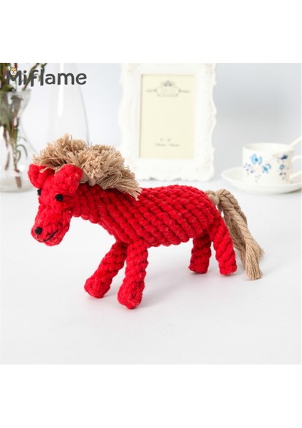 At Tarzı Büyük Köpek Aksesuarları Için Miflame Köpek Oyuncakları Labrador Sınır Collie Oyuncak Dişleyici Yavru Aksesuarları Küçük Köpekler Için Interaktif Pet Oyuncakları (Yurt Dışından)