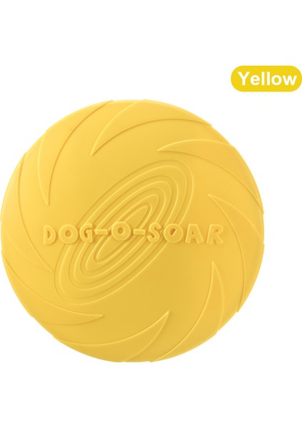 Köpek-Sarı Tarzı Çap 15CM Evcil Köpek Uçan Disk Oyuncakları Ekolojik Yumuşak Kauçuktan Yüzen Ufo Köpek Yavrusu Için Dayanıklı Isırma Disk Oyuncaklar Eğitim Malzemeleri (Yurt Dışından)