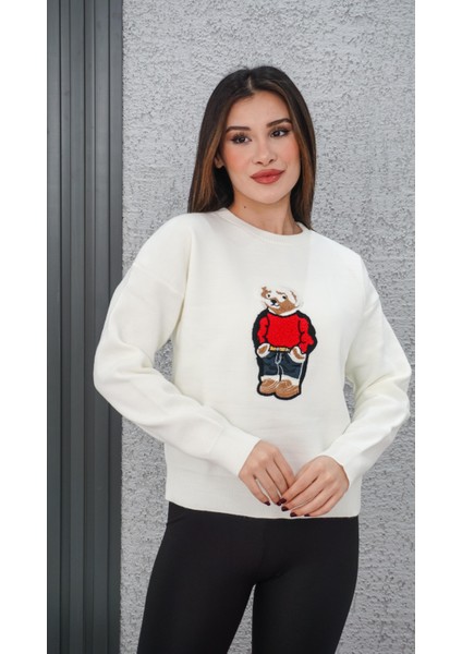 Ayıcıklı Kazak Beyaz fiyatları
