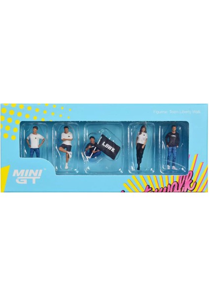 1:64 Diecast Team Liberty Walk Mini Gt Figurine Model Figür Seti