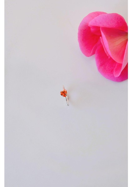 Kırmızı Kalpli Gümüş Halka Hızma Ithal 925 Ayar modelleri