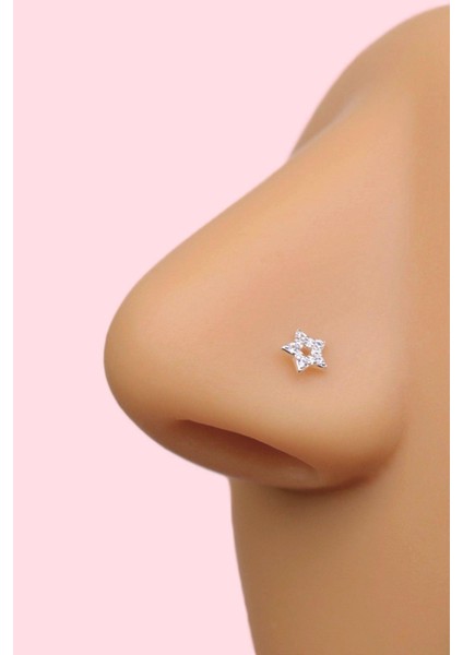 Sacce Scarves&Accessories 316 L Çelik Yıldız Sallantılı Çelik Hızma