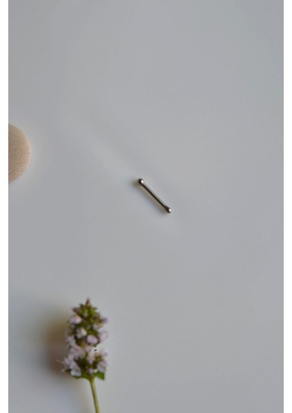 Gümüş Renk 1.5 mm Çelik Top Hızma Burun Piercingi modelleri