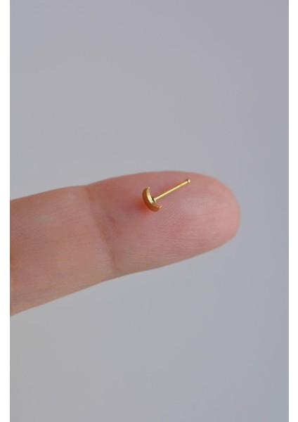 Mini Ay 316 L Çelik Hızma Gold Renk Hilal Ay modelleri