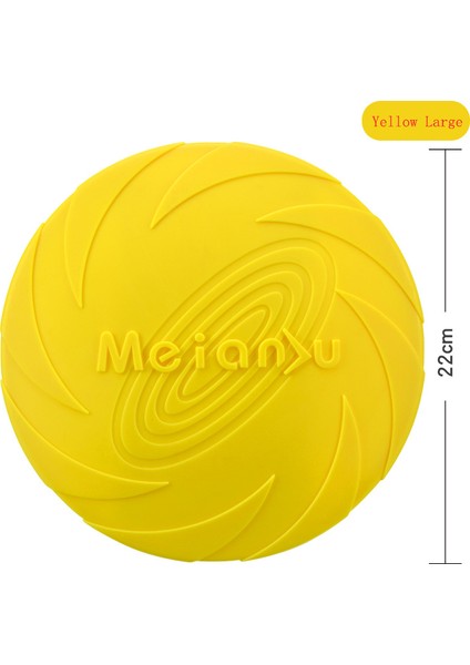 Sarı Stil 15CM 1 Adet Komik Silikon Uçan Tabağı Köpek Kedi Oyuncağı Köpek Oyun Uçan Diskler Dayanıklı Çiğneme Yavru Eğitim Interaktif Evcil Hayvan Malzemeleri (Yurt Dışından)
