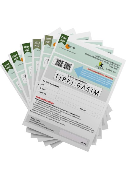 2025 MSÜ ÖSYM Çıkmış Soru 6'lı Tıpkı Basım ve Teşkilatın 5’lisi Özgün Deneme 2’li Set