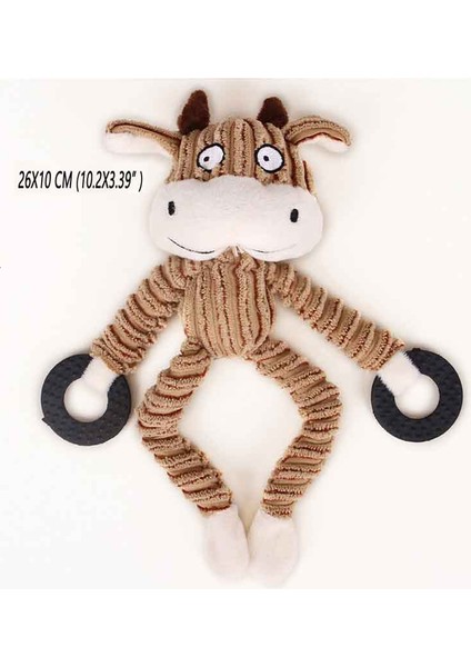 Ben Stil Xl Beden Büyük Köpekler Için Dayanıklı Oyuncaklar Interaktif Evcil Hayvanlar Fransız Bulldog Oyuncak Peluş Sesli Kumaş Çiğneme Peluş Sesi Yapan Pet Malzemeleri (Yurt Dışından)