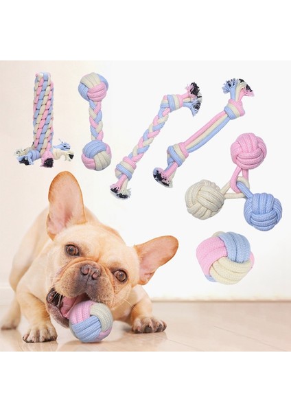 Siyah Stil Köpek Oyuncakları Büyük Küçük Köpekler Için Oyuncaklar Etkileşimli Pamuk Halat Mini Köpek Oyuncak Top Diş Temizleyici Çubuk Pet Aksesuarları (Yurt Dışından) fırsatları