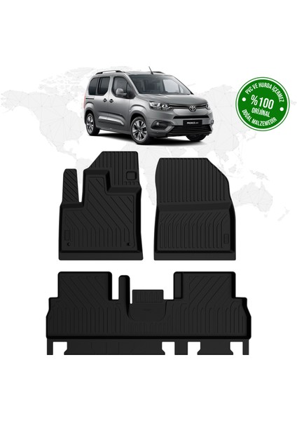 Toyota Proace City 4d Havuzlu Paspas 2019 Model ve Sonrası
