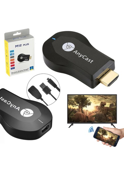 M9 HDMI Kablosuz Dongle Tv Görüntü Aktarıcı Ios Android