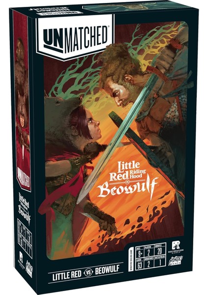 Unmatched: Little Red Riding Hood Vs Beowulf Kutu Oyunu (Ingilizce)