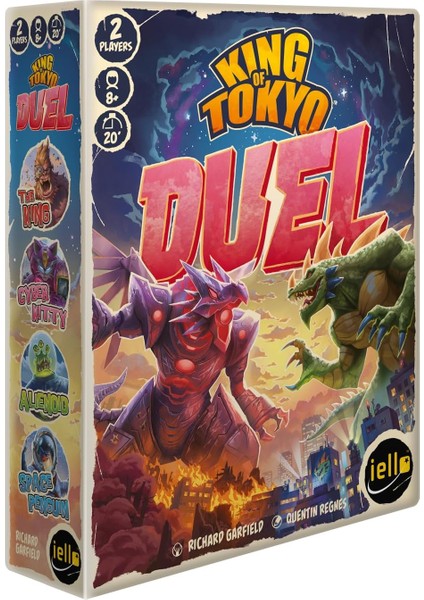 King Of Tokyo: Duel Kutu Oyunu (Ingilizce)