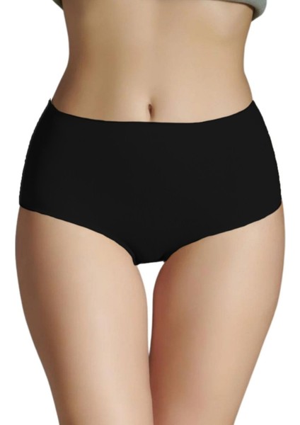 Kadın Yüksek Bel Toparlayıcı Külot - Özel Kalıp 3'lü Paket (Siyah, Beyaz, Ten Renk) fırsatları