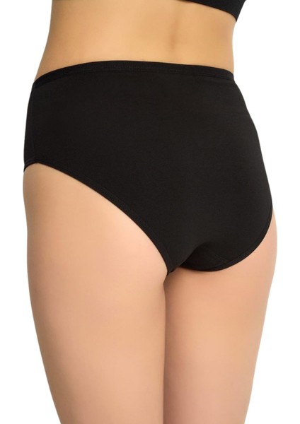 Kadın Külot Battal Boy - Yüksek Bel ve Büyük Beden 3'lü Özel Paket (Siyah, Beyaz, Ten, Gri Renk) modelleri