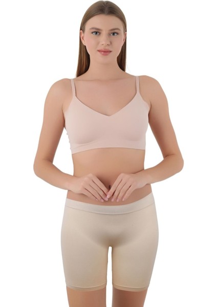 Mikro Fiber Kadın Uzun Boxer 3'lü Özel Paket - Siyah, Beyaz, Ten | S/m, L/xl fırsatları