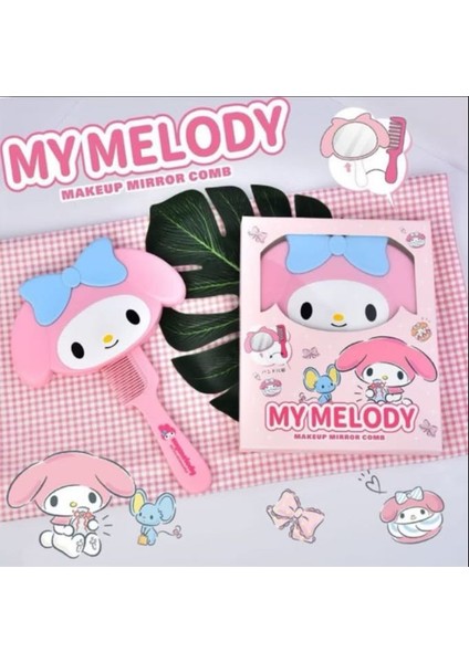 My Melodi Melody Sevimli Makyaj Ayna ve Tarak Saç Fırça Seti Hayranlarına Özel Doğum Günü Hediye fiyatları