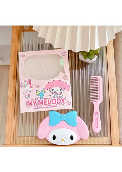 My Melodi Melody Sevimli Makyaj Ayna ve Tarak Saç Fırça Seti Hayranlarına Özel Doğum Günü Hediye fırsatları