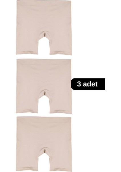 Mikro Fiber Kadın Uzun Boxer 3'lü Özel Paket - Siyah, Beyaz, Ten | S/m, L/xl fırsatları