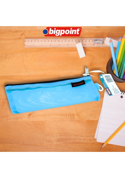 | File Kalemlik, Askılık Aparatı ile Çantaya Asılabilen Geniş Hazneli Kalem [mavi]