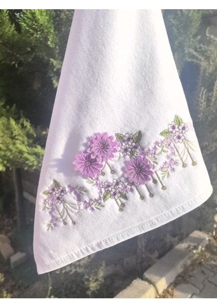 3 Boyutlu Nakışlı El Havlusu 50X90