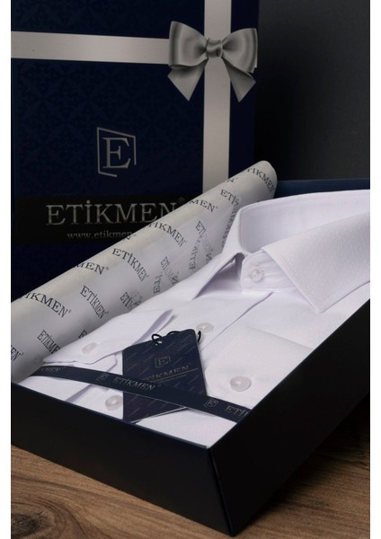 Beyaz Sedef Düğmeli Slimfit Erkek Gömlek fırsatları